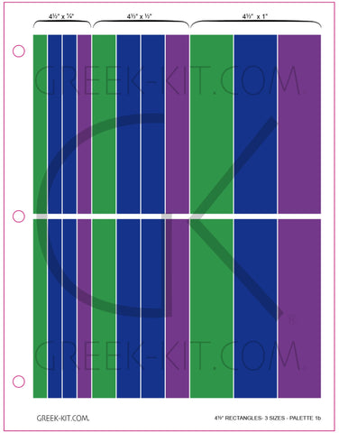 4.5 Rectangles (Palette 1b) - Color Stickers
