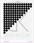 .5 Circles (B&W) - Color Stickers