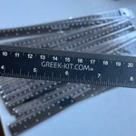 Greek-Kit Steel Ruler