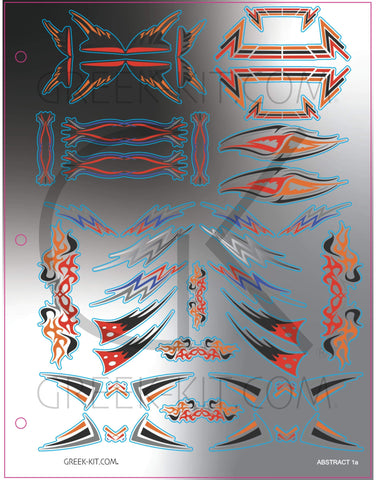 Creative Page - Abstract 1a - Vector Stickers