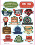 Creative Page - Badges 1a - Vector Stickers