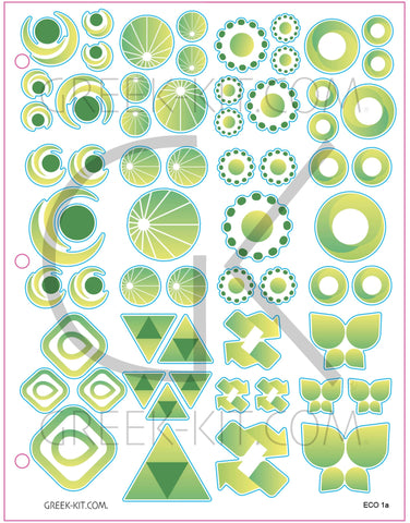 Creative Page - Eco 1a - Vector Stickers