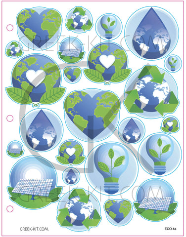 Creative Page - Eco 4a - Vector Stickers