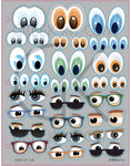 Creative Page - Eyeballs 1a - Vector Stickers