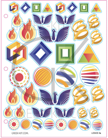 Creative Page - Logos 3a - Vector Stickers