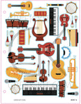 Creative Page - Music 1a - Vector Stickers